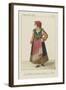 Jeune fille de Caravilli, dans la province de Molise-null-Framed Giclee Print