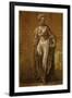 Jeune Fille Debout (Young Girl Standing), Drawing-Jean-Baptiste Greuze-Framed Premium Giclee Print