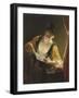 Jeune fille lisant une lettre-Jean Raoux-Framed Giclee Print