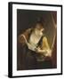 Jeune fille lisant une lettre-Jean Raoux-Framed Giclee Print