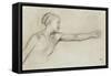 Jeune fille spartiate-Edgar Degas-Framed Stretched Canvas