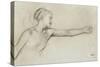 Jeune fille spartiate-Edgar Degas-Stretched Canvas