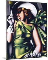 Jeune Fille Vert-Tamara de Lempicka-Mounted Art Print