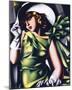 Jeune Fille Vert-Tamara de Lempicka-Mounted Art Print