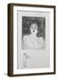 Jeune fille-Adolphe Willette-Framed Art Print