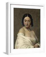 Jeune fille-Hippolyte Flandrin-Framed Giclee Print