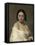 Jeune fille-Hippolyte Flandrin-Framed Stretched Canvas