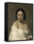 Jeune fille-Hippolyte Flandrin-Framed Stretched Canvas