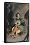 Jeune guitariste en costume italien de la Renaissance-Eugene Delacroix-Framed Stretched Canvas