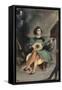 Jeune guitariste en costume italien de la Renaissance-Eugene Delacroix-Framed Stretched Canvas