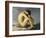 Jeune homme nu assis au bord de la mer - Etude-Hippolyte Flandrin-Framed Giclee Print