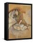Jeune italienne assise-Jules Pascin-Framed Stretched Canvas