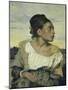 Jeune Orpheline au Cimetiere-Eugene Delacroix-Mounted Giclee Print