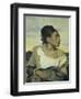 Jeune Orpheline au Cimetiere-Eugene Delacroix-Framed Giclee Print