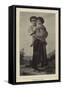 Jeunes Bohemiennes-William-Adolphe Bouguereau-Framed Stretched Canvas