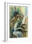 Jeunes Filles Au Piano, Young Girls at the Piano, C. 1892-Pierre-Auguste Renoir-Framed Giclee Print