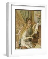 Jeunes filles au piano-Pierre-Auguste Renoir-Framed Giclee Print