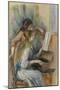 Jeunes filles au piano-Pierre-Auguste Renoir-Mounted Giclee Print