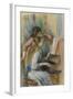 Jeunes filles au piano-Pierre-Auguste Renoir-Framed Giclee Print