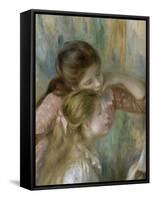 Jeunes filles au piano-Pierre-Auguste Renoir-Framed Stretched Canvas
