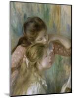 Jeunes filles au piano-Pierre-Auguste Renoir-Mounted Giclee Print