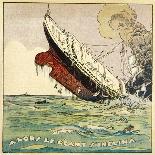 The Titanic Sinks, Seemingly in Daylight!-Jeunesse-Mounted Art Print