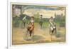 Jeux Cyclistes, Cycling around Skittles in France-null-Framed Giclee Print