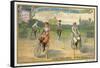 Jeux Cyclistes, Cycling around Skittles in France-null-Framed Stretched Canvas