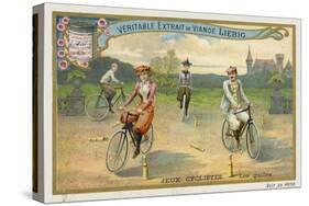 Jeux Cyclistes, Cycling around Skittles in France-null-Stretched Canvas