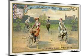 Jeux Cyclistes, Cycling around Skittles in France-null-Mounted Giclee Print