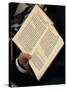 Jew Reading Patah Eliahou Prayer Book, Paris, France, Europe-Godong-Stretched Canvas