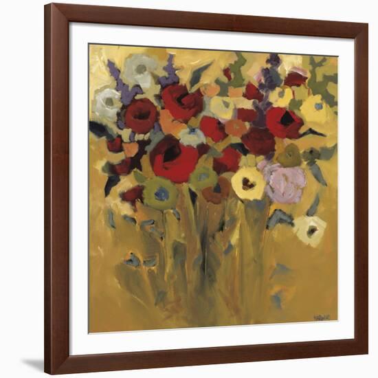 Jewel Bouquet-Jennifer Harwood-Framed Art Print