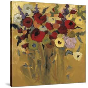 Jewel Bouquet-Jennifer Harwood-Stretched Canvas