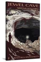 Jewel Cave National Monument - Black Hills, South Dakota-Lantern Press-Stretched Canvas