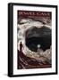 Jewel Cave National Monument - Black Hills, South Dakota-Lantern Press-Framed Art Print