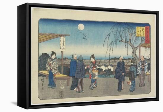 Jewel River of Koya in Kii Province, December 1863-null-Framed Stretched Canvas
