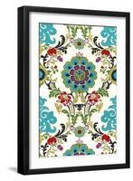 Jewel-Tone Damask VI-Erica J. Vess-Framed Art Print