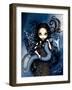 Jewele - a Jeweled Fairy with her Dragon-Jasmine Becket-Griffith-Framed Art Print