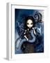 Jewele - a Jeweled Fairy with her Dragon-Jasmine Becket-Griffith-Framed Art Print