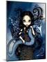 Jewele - a Jeweled Fairy with her Dragon-Jasmine Becket-Griffith-Mounted Art Print