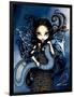 Jewele - a Jeweled Fairy with her Dragon-Jasmine Becket-Griffith-Framed Art Print