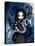 Jewele - a Jeweled Fairy with her Dragon-Jasmine Becket-Griffith-Stretched Canvas