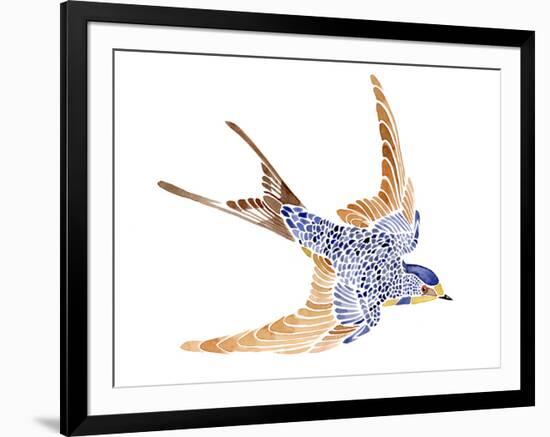 Jeweled Barn Swallow I-Jacob Green-Framed Art Print
