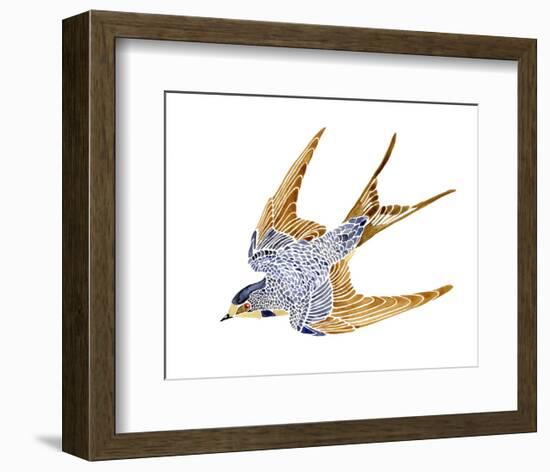 Jeweled Barn Swallow II-Jacob Green-Framed Art Print