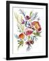 Jeweled Bouquet II-Jennifer Goldberger-Framed Art Print