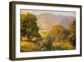 Jeweled Colored Hills-Franz Bischoff-Framed Art Print