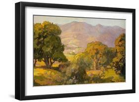 Jeweled Colored Hills-Franz Bischoff-Framed Art Print