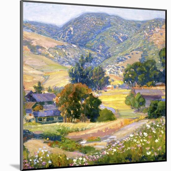 Jeweled Hills-Joseph Kleitsch-Mounted Art Print