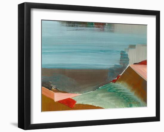 Jeweled Ledge-Joan Davis-Framed Art Print