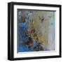 Jewelled Leaves XVII-Hollack-Framed Giclee Print